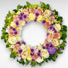 Gentle Grace | Pastel Funeral Wreath