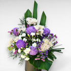 Violet Serenity | Purple & White Flower Box
