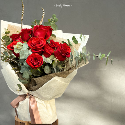 Majestic Red Rose Bouquet