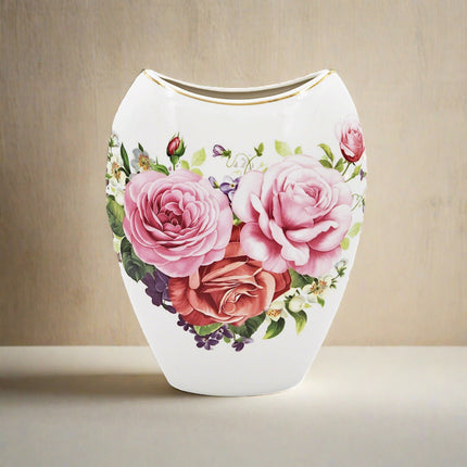 Pink Rose Vase