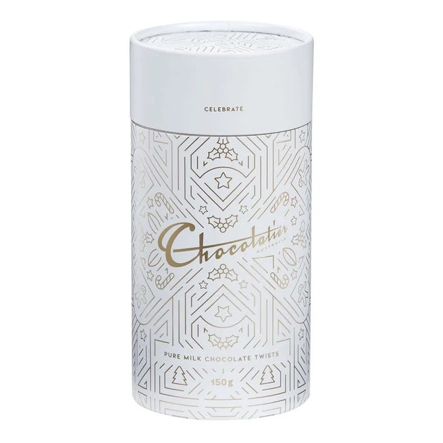 Celebrate Pure Milk Chocolate Twists Canister 150g