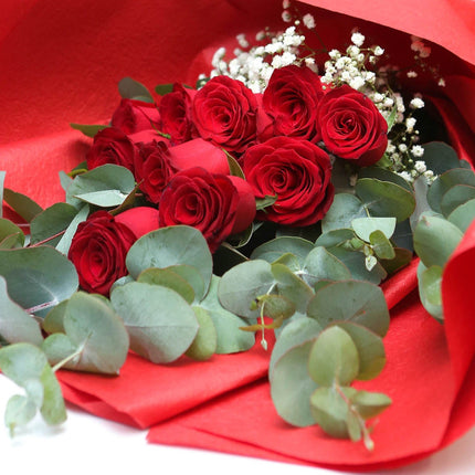 Romantic Red Rose Bouquet