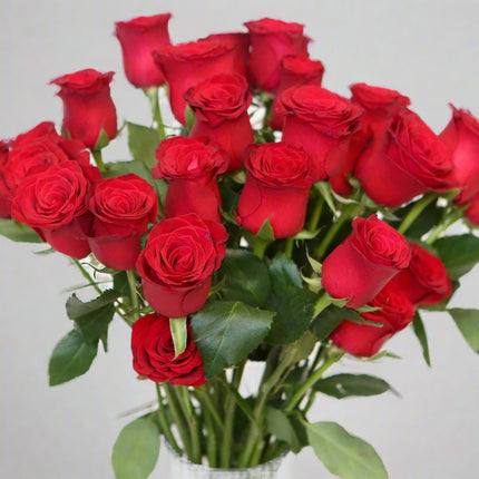 Radiant Romance – Red Rose Bouquet