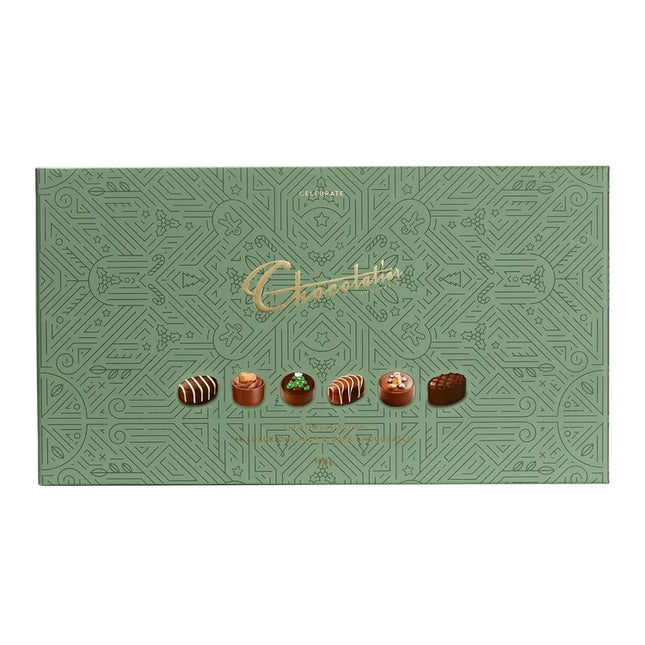 Celebrate Christmas Milk & Dark Chocolate Gift Box - 190g