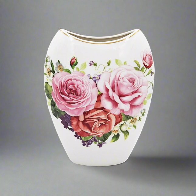 Pink Rose Vase