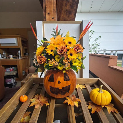 Halloween Pumpkin Bloom
